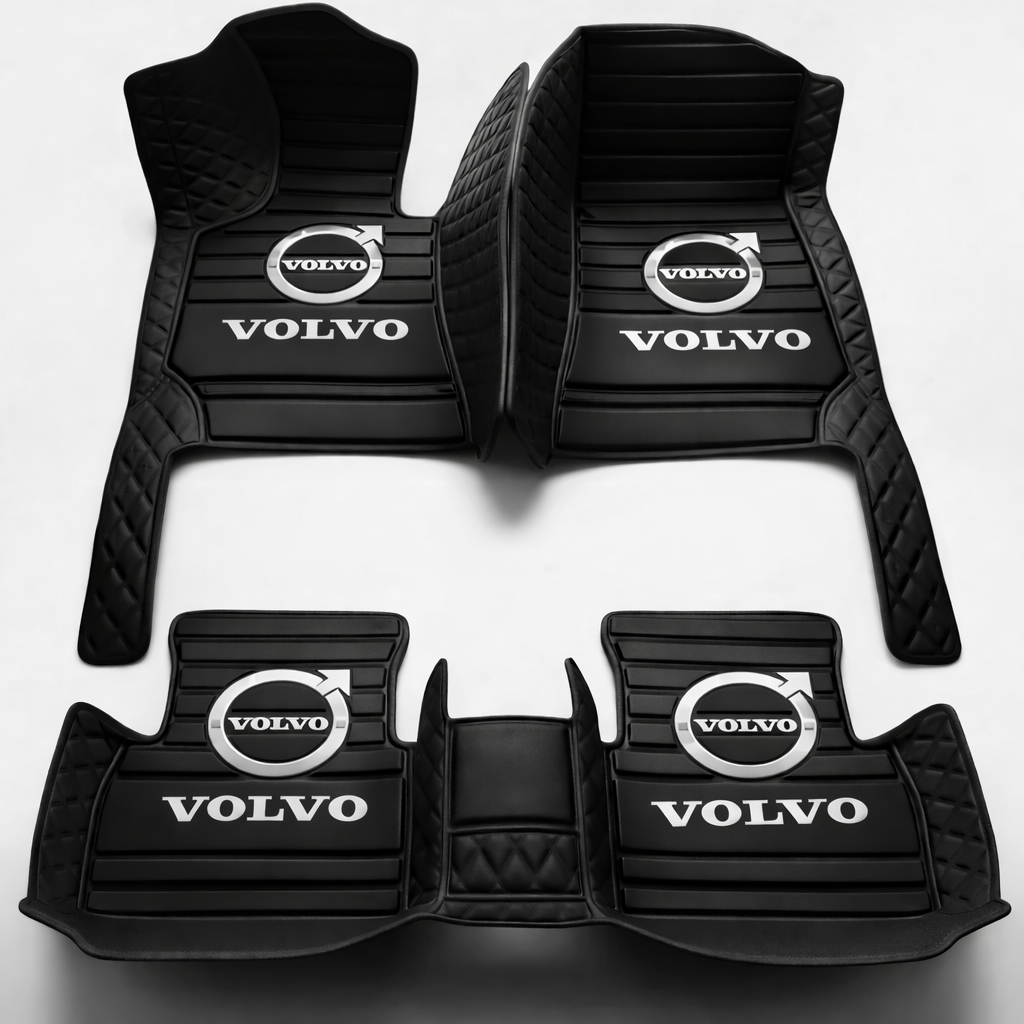 Prémium PVC és bőr autószőnyeg garnitúra: teljes körű védelem, vízálló és minden évszakban időtálló kivitel – első és hátsó szett.