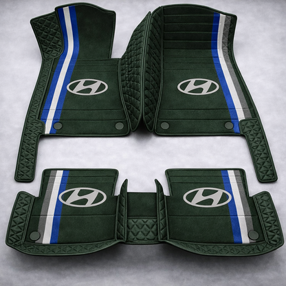 Prémium PVC és bőr autószőnyeg garnitúra: teljes körű védelem, vízálló és minden évszakban időtálló kivitel – első és hátsó szett.