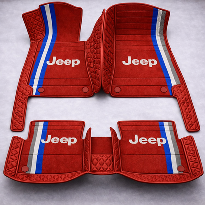 Prémium PVC és bőr autószőnyeg garnitúra: teljes körű védelem, vízálló és minden évszakban időtálló kivitel – első és hátsó szett.