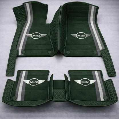 Prémium PVC és bőr autószőnyeg garnitúra: teljes körű védelem, vízálló és minden évszakban időtálló kivitel – első és hátsó szett.