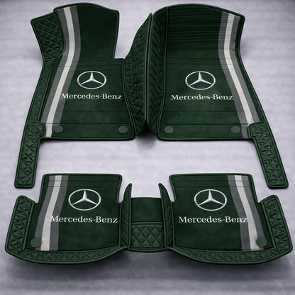 Prémium PVC és bőr autószőnyeg garnitúra: teljes körű védelem, vízálló és minden évszakban időtálló kivitel – első és hátsó szett.