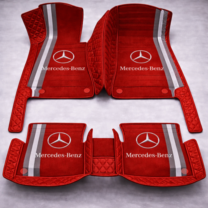 Prémium PVC és bőr autószőnyeg garnitúra: teljes körű védelem, vízálló és minden évszakban időtálló kivitel – első és hátsó szett.