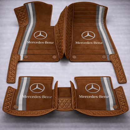 Prémium PVC és bőr autószőnyeg garnitúra: teljes körű védelem, vízálló és minden évszakban időtálló kivitel – első és hátsó szett.