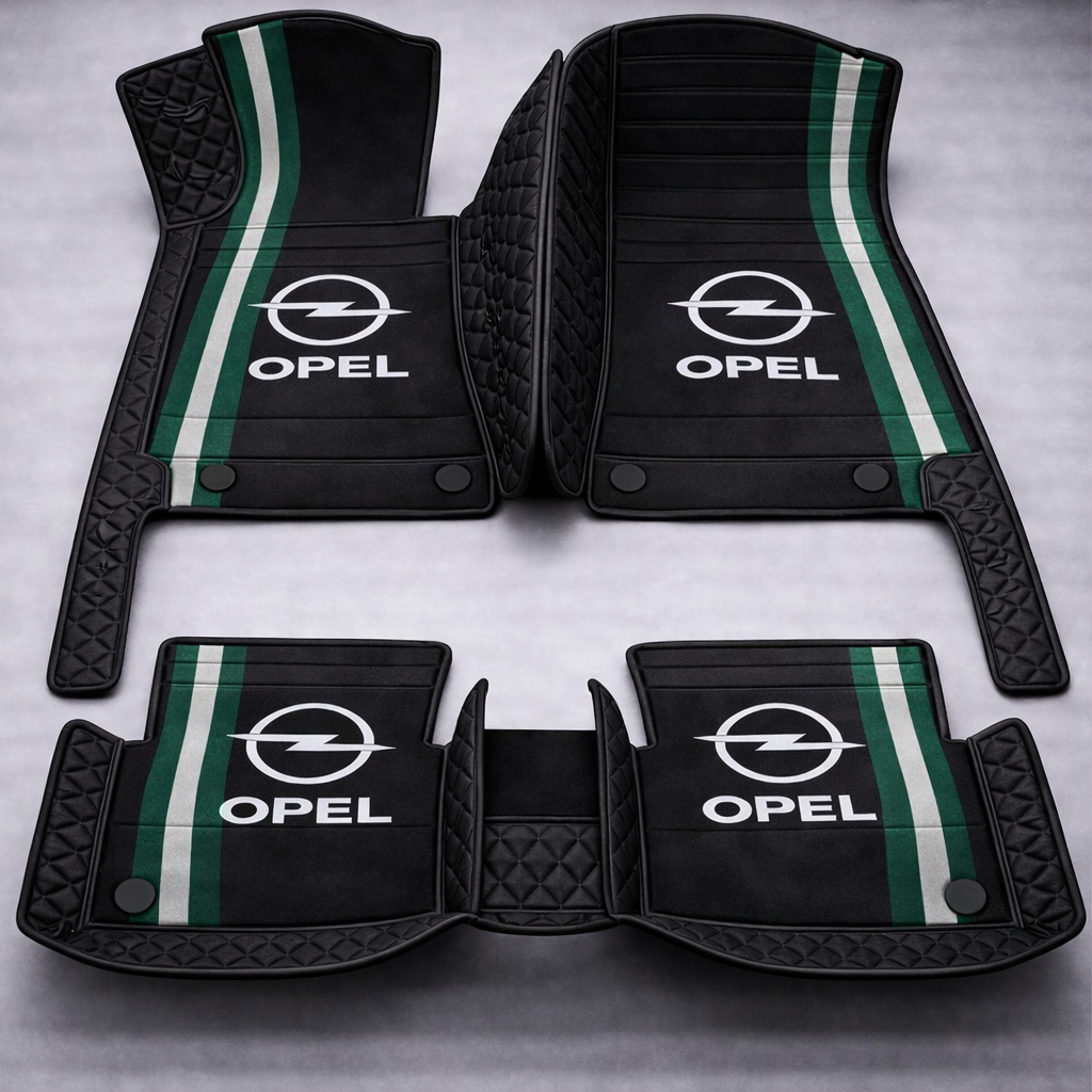 Prémium PVC és bőr autószőnyeg garnitúra: teljes körű védelem, vízálló és minden évszakban időtálló kivitel – első és hátsó szett.