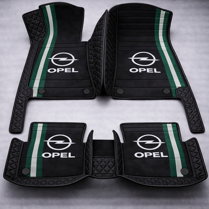 Prémium PVC és bőr autószőnyeg garnitúra: teljes körű védelem, vízálló és minden évszakban időtálló kivitel – első és hátsó szett.