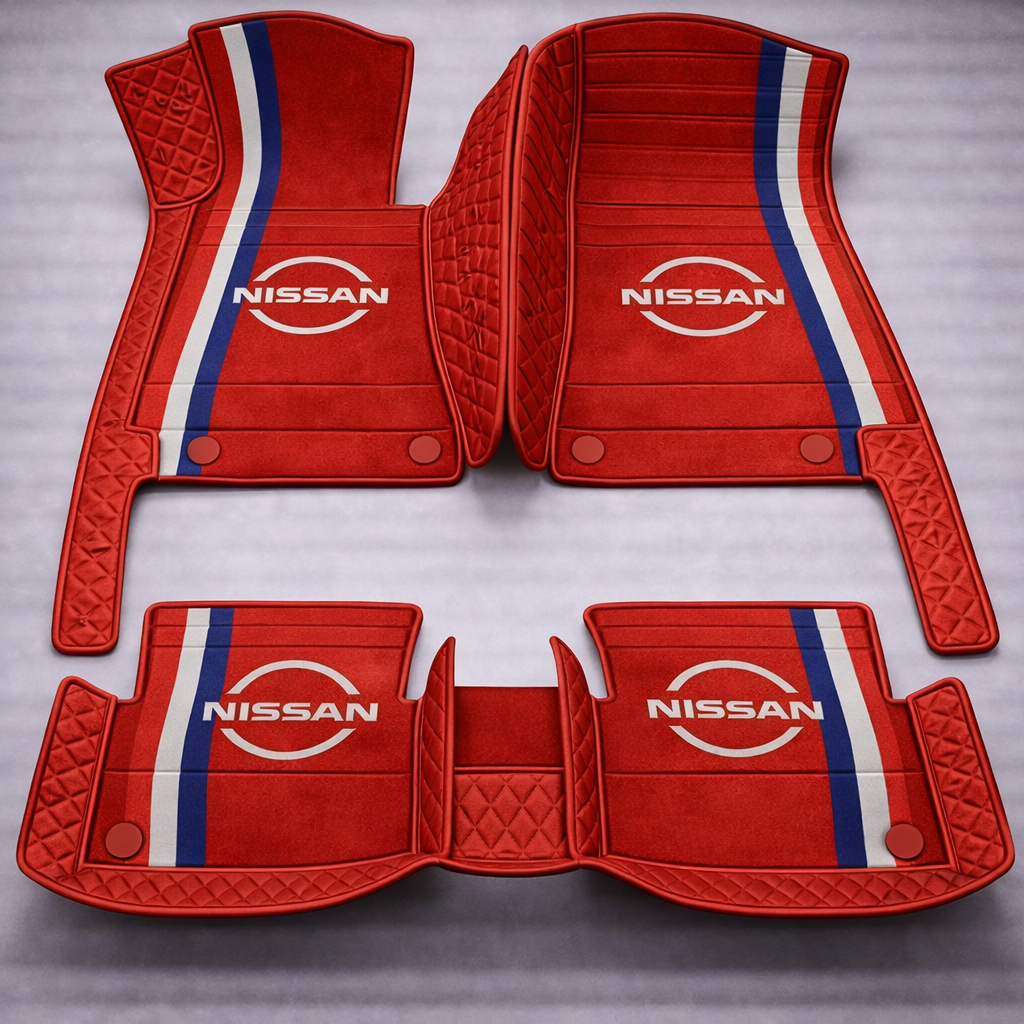 Prémium PVC és bőr autószőnyeg garnitúra: teljes körű védelem, vízálló és minden évszakban időtálló kivitel – első és hátsó szett.