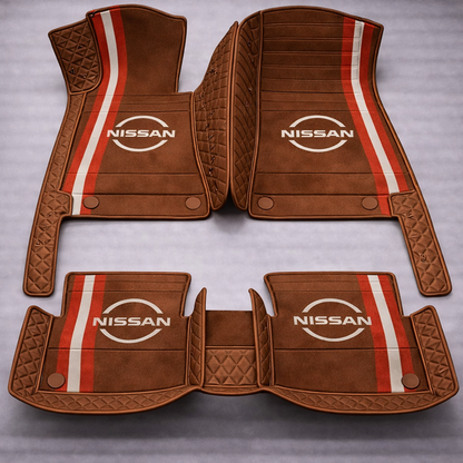 Prémium PVC és bőr autószőnyeg garnitúra: teljes körű védelem, vízálló és minden évszakban időtálló kivitel – első és hátsó szett.