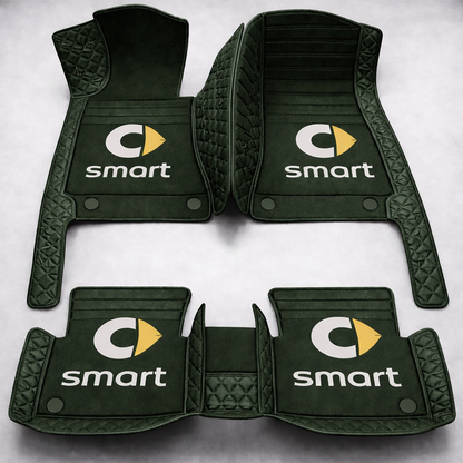 Prémium PVC és bőr autószőnyeg garnitúra: teljes körű védelem, vízálló és minden évszakban időtálló kivitel – első és hátsó szett.