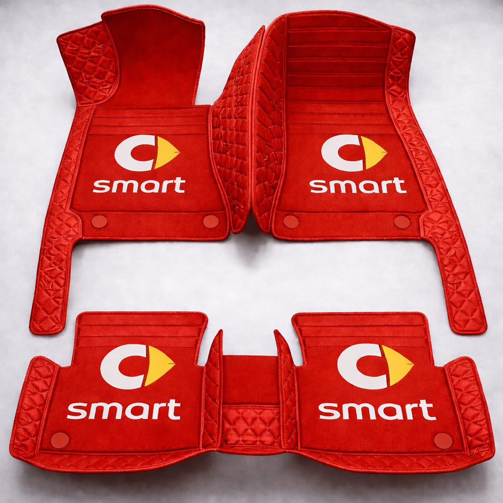 Prémium PVC és bőr autószőnyeg garnitúra: teljes körű védelem, vízálló és minden évszakban időtálló kivitel – első és hátsó szett.