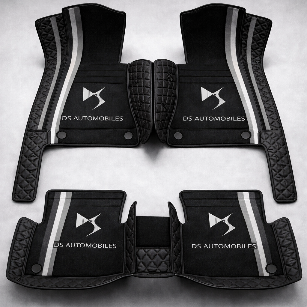 Prémium PVC és bőr autószőnyeg garnitúra: teljes körű védelem, vízálló és minden évszakban időtálló kivitel – első és hátsó szett.