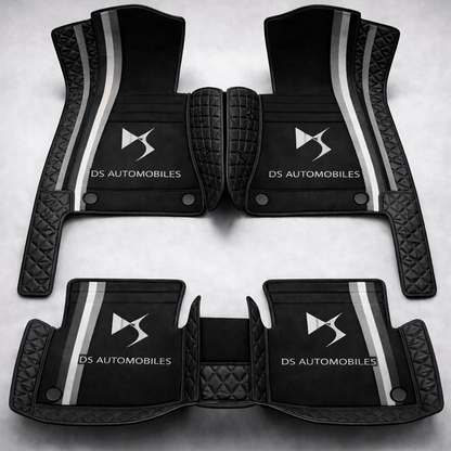 Prémium PVC és bőr autószőnyeg garnitúra: teljes körű védelem, vízálló és minden évszakban időtálló kivitel – első és hátsó szett.