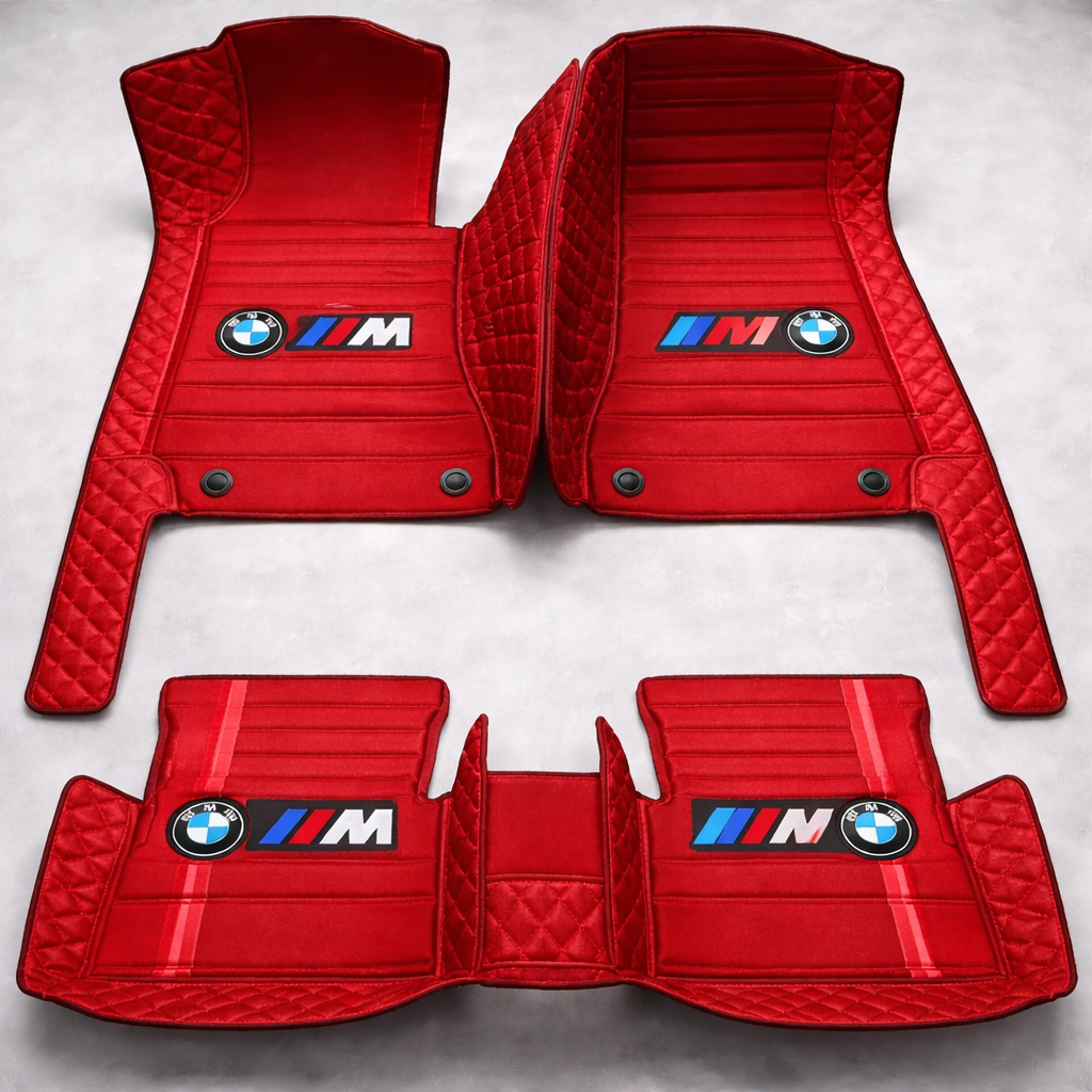 Prémium PVC és bőr autószőnyeg garnitúra: teljes körű védelem, vízálló és minden évszakban időtálló kivitel – első és hátsó szett.