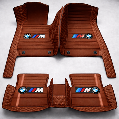 Prémium PVC és bőr autószőnyeg garnitúra: teljes körű védelem, vízálló és minden évszakban időtálló kivitel – első és hátsó szett.