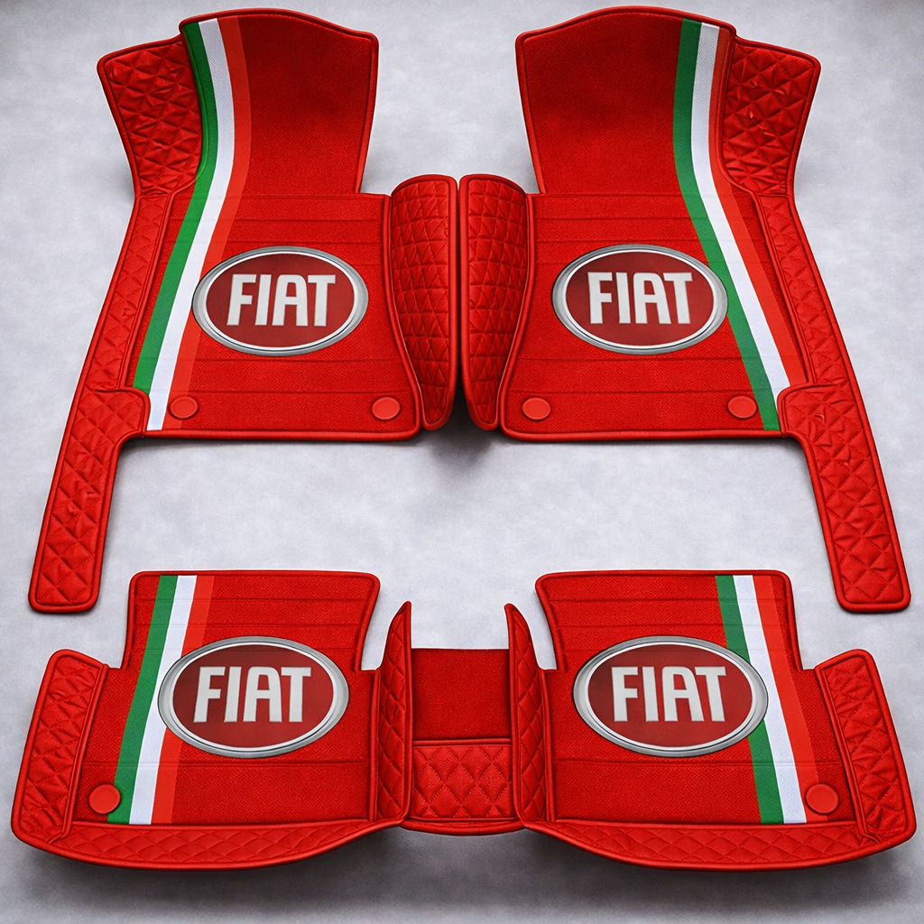 Prémium PVC és bőr autószőnyeg garnitúra: teljes körű védelem, vízálló és minden évszakban időtálló kivitel – első és hátsó szett.