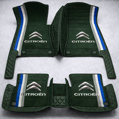 Prémium PVC és bőr autószőnyeg garnitúra: teljes körű védelem, vízálló és minden évszakban időtálló kivitel – első és hátsó szett.