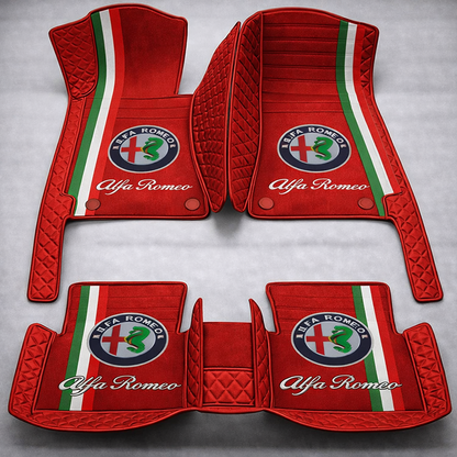 Prémium PVC és bőr autószőnyeg garnitúra: teljes körű védelem, vízálló és minden évszakban időtálló kivitel – első és hátsó szett.