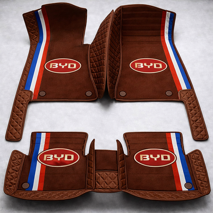 Prémium PVC és bőr autószőnyeg garnitúra: teljes körű védelem, vízálló és minden évszakban időtálló kivitel – első és hátsó szett.