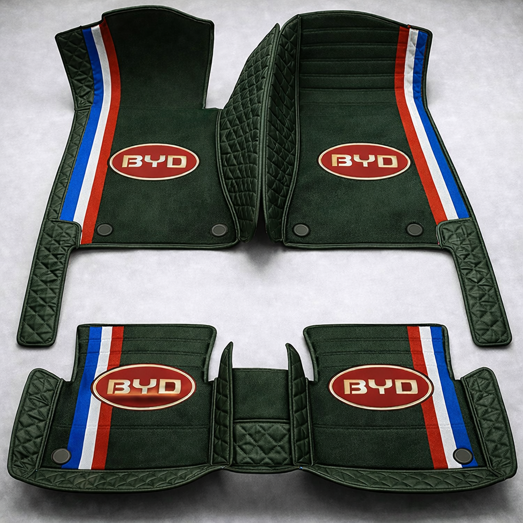 Prémium PVC és bőr autószőnyeg garnitúra: teljes körű védelem, vízálló és minden évszakban időtálló kivitel – első és hátsó szett.