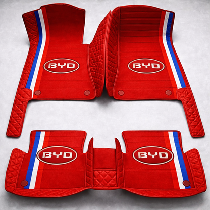 Prémium PVC és bőr autószőnyeg garnitúra: teljes körű védelem, vízálló és minden évszakban időtálló kivitel – első és hátsó szett.