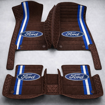 Prémium PVC és bőr autószőnyeg garnitúra: teljes körű védelem, vízálló és minden évszakban időtálló kivitel – első és hátsó szett.