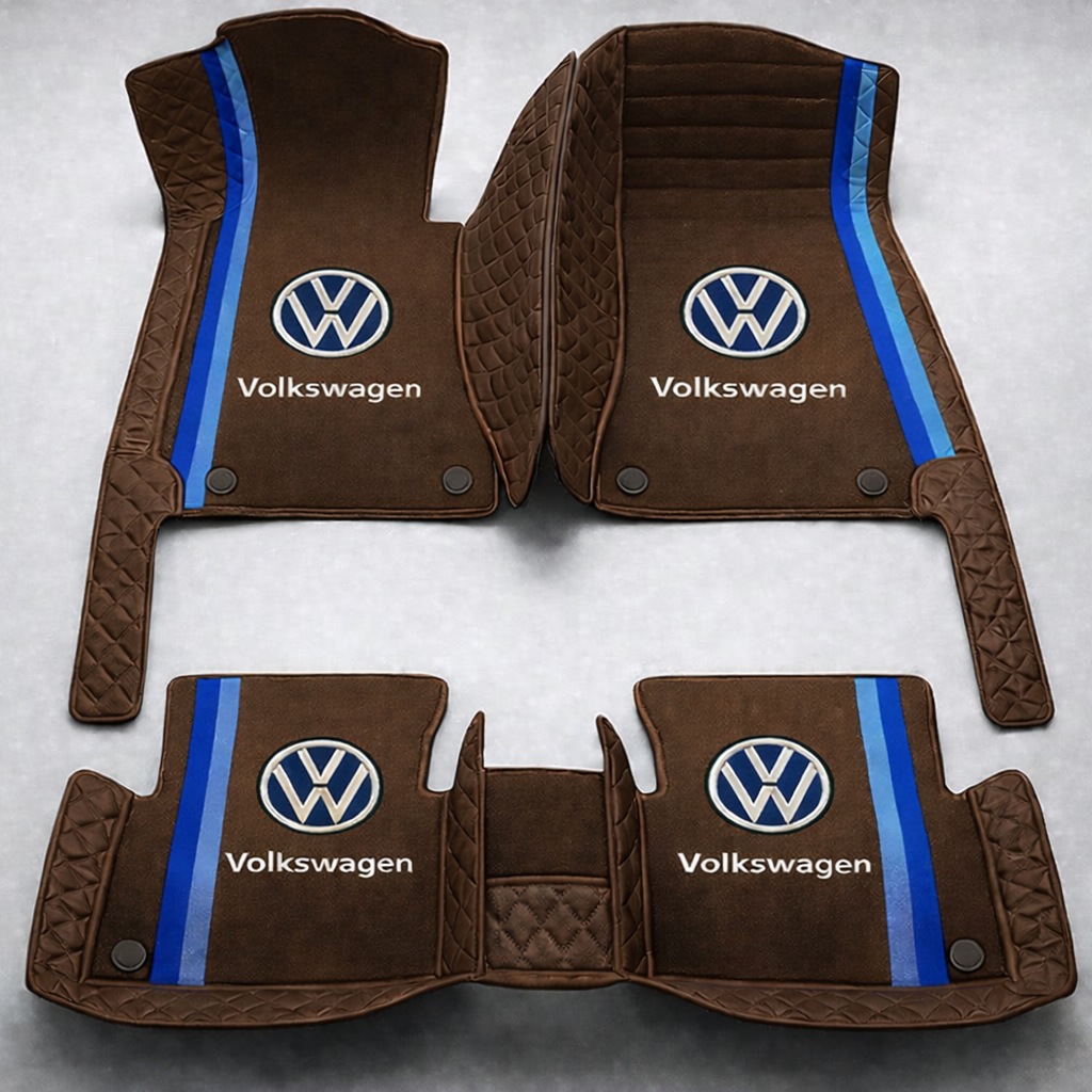 Prémium PVC és bőr autószőnyeg garnitúra: teljes körű védelem, vízálló és minden évszakban időtálló kivitel – első és hátsó szett.