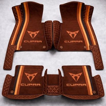 Prémium PVC és bőr autószőnyeg garnitúra: teljes körű védelem, vízálló és minden évszakban időtálló kivitel – első és hátsó szett.