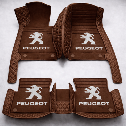 Prémium PVC és bőr autószőnyeg garnitúra: teljes körű védelem, vízálló és minden évszakban időtálló kivitel – első és hátsó szett.