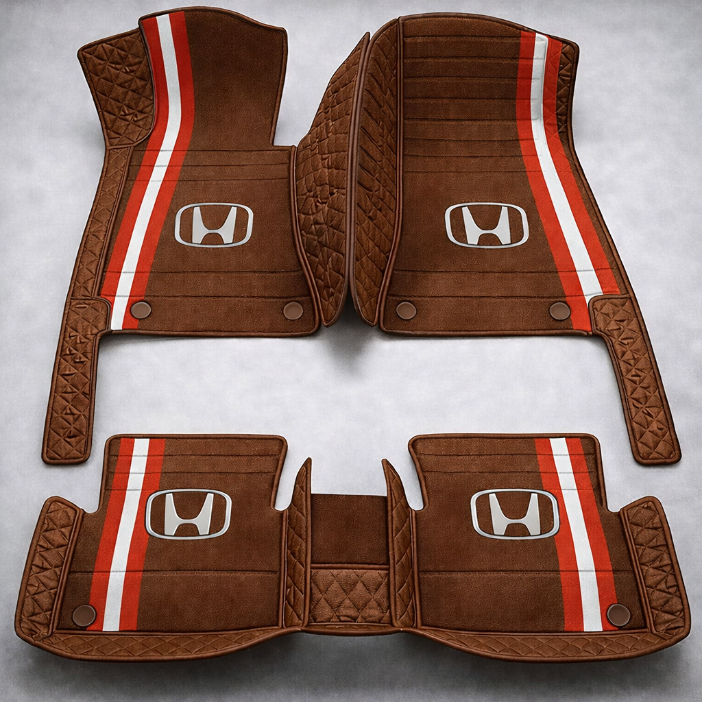 Prémium PVC és bőr autószőnyeg garnitúra: teljes körű védelem, vízálló és minden évszakban időtálló kivitel – első és hátsó szett.