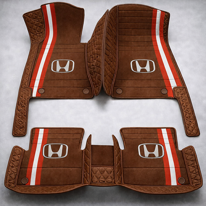 Prémium PVC és bőr autószőnyeg garnitúra: teljes körű védelem, vízálló és minden évszakban időtálló kivitel – első és hátsó szett.