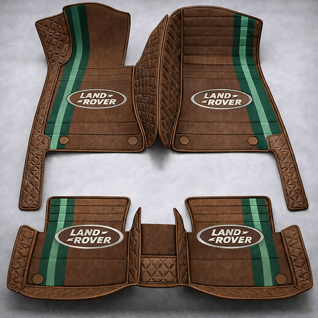 Prémium PVC és bőr autószőnyeg garnitúra: teljes körű védelem, vízálló és minden évszakban időtálló kivitel – első és hátsó szett.