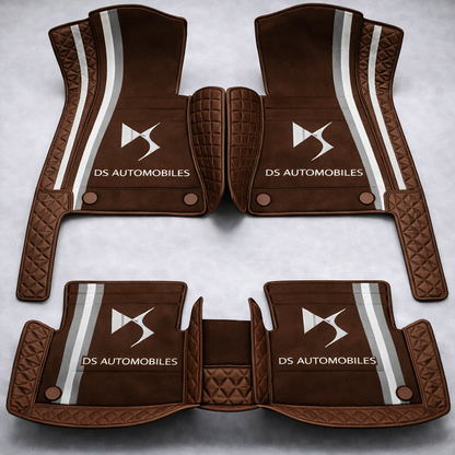 Prémium PVC és bőr autószőnyeg garnitúra: teljes körű védelem, vízálló és minden évszakban időtálló kivitel – első és hátsó szett.