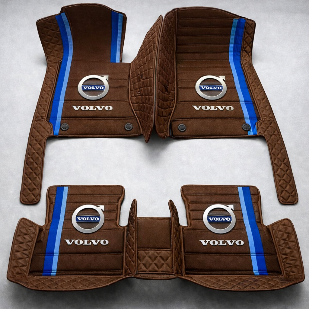 Prémium PVC és bőr autószőnyeg garnitúra: teljes körű védelem, vízálló és minden évszakban időtálló kivitel – első és hátsó szett.