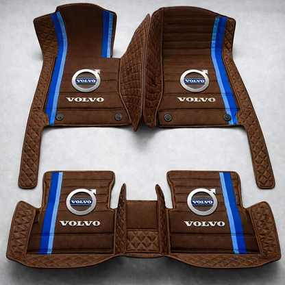 Prémium PVC és bőr autószőnyeg garnitúra: teljes körű védelem, vízálló és minden évszakban időtálló kivitel – első és hátsó szett.