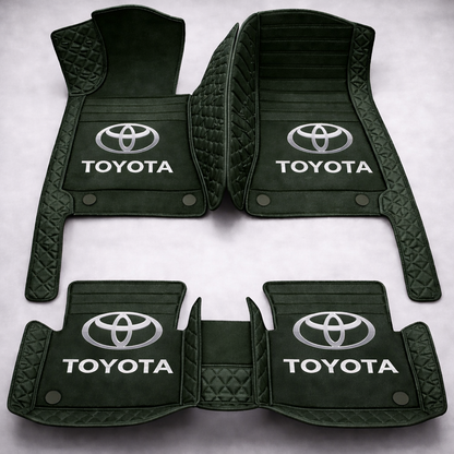 Prémium PVC és bőr autószőnyeg garnitúra: teljes körű védelem, vízálló és minden évszakban időtálló kivitel – első és hátsó szett.