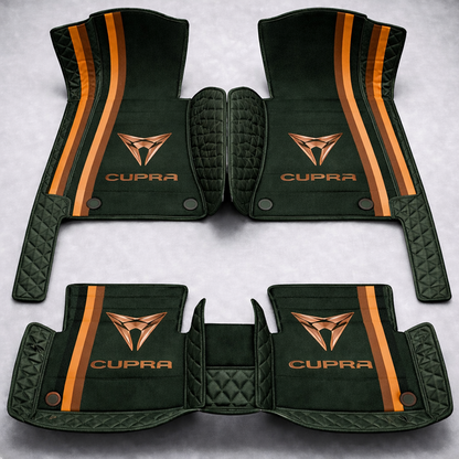 Prémium PVC és bőr autószőnyeg garnitúra: teljes körű védelem, vízálló és minden évszakban időtálló kivitel – első és hátsó szett.