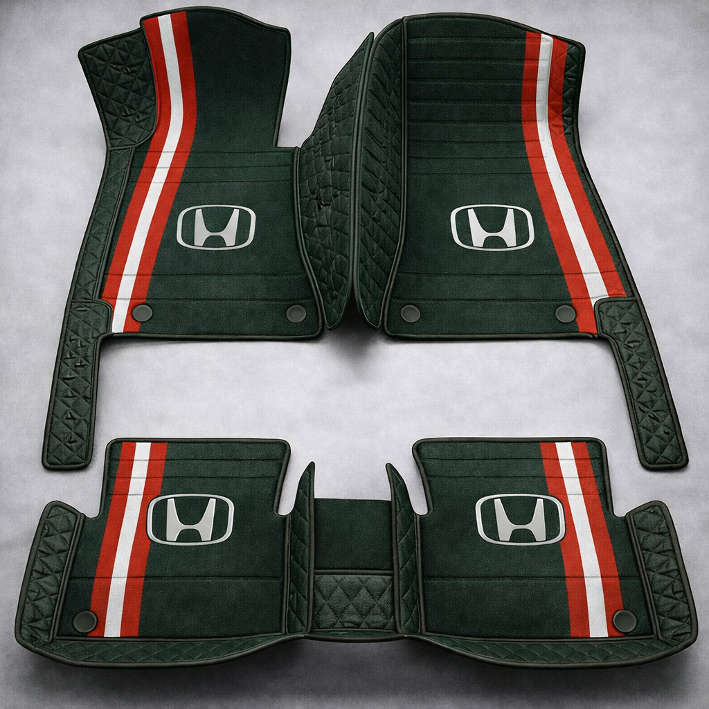 Prémium PVC és bőr autószőnyeg garnitúra: teljes körű védelem, vízálló és minden évszakban időtálló kivitel – első és hátsó szett.