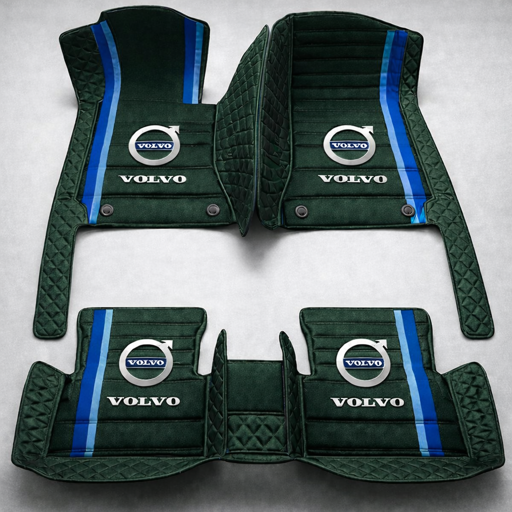 Prémium PVC és bőr autószőnyeg garnitúra: teljes körű védelem, vízálló és minden évszakban időtálló kivitel – első és hátsó szett.