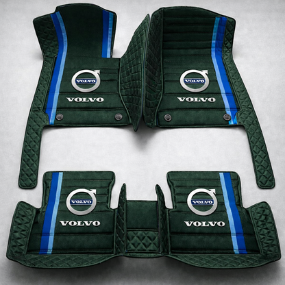 Prémium PVC és bőr autószőnyeg garnitúra: teljes körű védelem, vízálló és minden évszakban időtálló kivitel – első és hátsó szett.