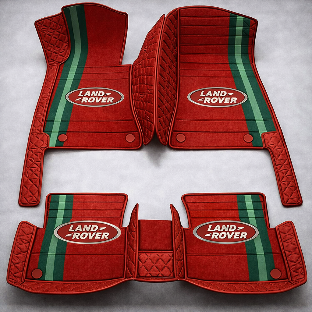 Prémium PVC és bőr autószőnyeg garnitúra: teljes körű védelem, vízálló és minden évszakban időtálló kivitel – első és hátsó szett.