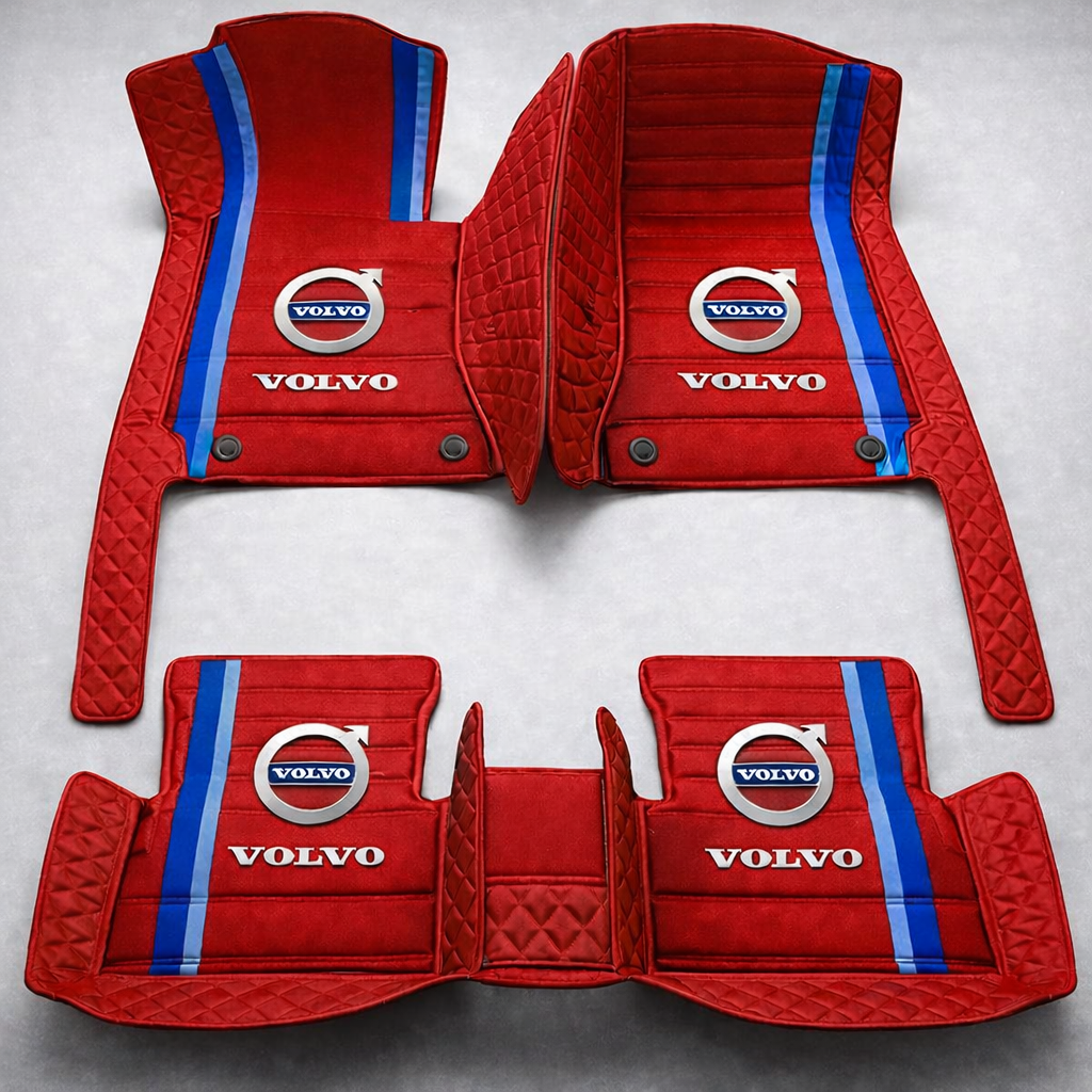 Prémium PVC és bőr autószőnyeg garnitúra: teljes körű védelem, vízálló és minden évszakban időtálló kivitel – első és hátsó szett.