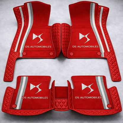 Prémium PVC és bőr autószőnyeg garnitúra: teljes körű védelem, vízálló és minden évszakban időtálló kivitel – első és hátsó szett.