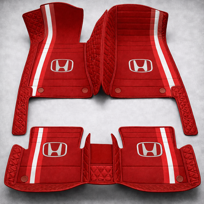 Prémium PVC és bőr autószőnyeg garnitúra: teljes körű védelem, vízálló és minden évszakban időtálló kivitel – első és hátsó szett.