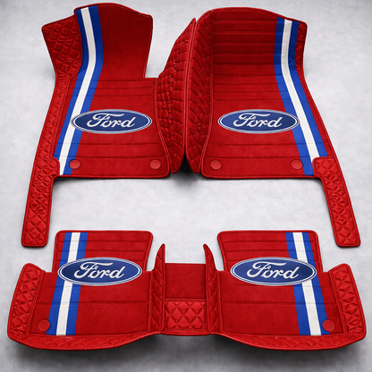 Prémium PVC és bőr autószőnyeg garnitúra: teljes körű védelem, vízálló és minden évszakban időtálló kivitel – első és hátsó szett.